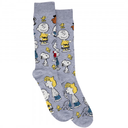 Peanuts Characters  Men's Crew Socks